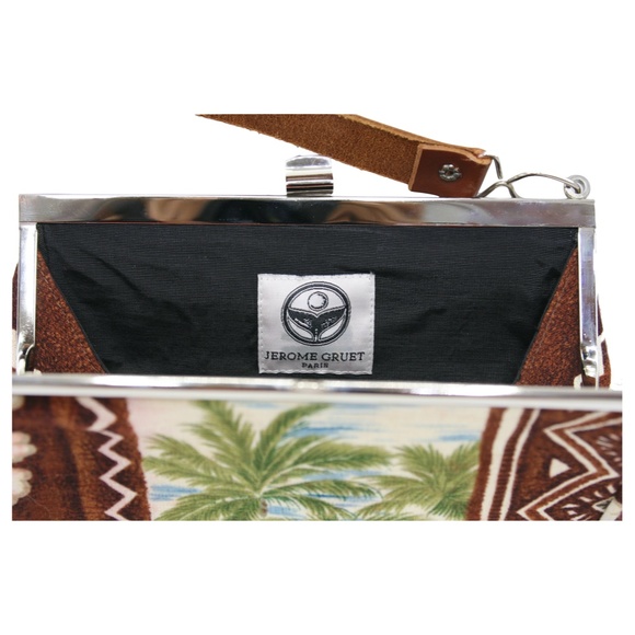 JEROME GRUET PARIS Tropical Print Vintage Baguette - Picture 13 of 14